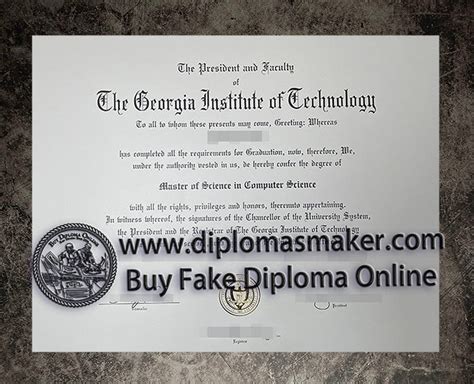 are fake diplomas illigal in ga